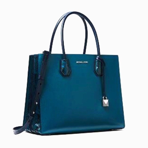 RARE Michael Kors Mercer Chic Tote Satchel - Picture 1 of 16